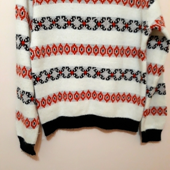 Sportswear By Revere Vareloft Knit Acrylic Geometric Pattern Sweater uni… - Picture 7 of 8